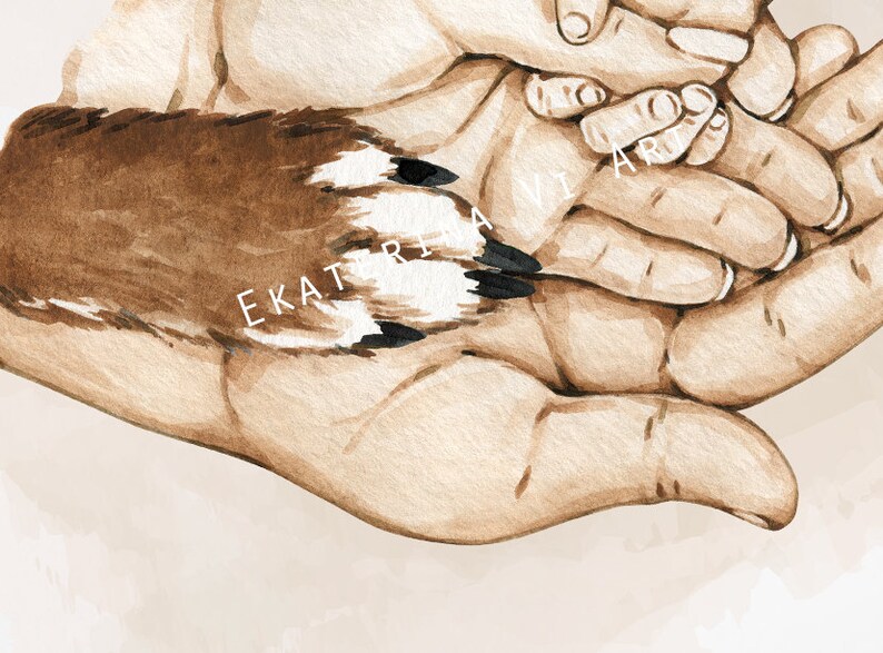 Nuestra Familia Tomado De La Mano Mama Papa Me Familia Etsy