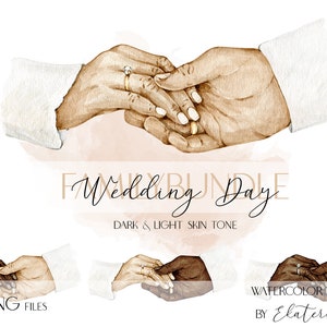 Kommerzielle Lizenz Hochzeit Händchen haltend Heiraten mich Aquarell Digitaldruck Verlobung Liebe I Do Poster Hand in Hand Aquarell Einladung