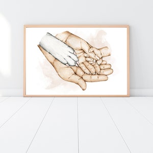Nuestra Familia Tomado De La Mano Mama Papa Me Familia Etsy Mexico
