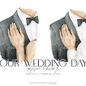 Hochzeit Händchen haltend Marry Me Aquarell Digitaldruck, Verlobung, Liebe, I Do Poster Hand in Hand Zeichnung Aquarell Einladung Postkarte