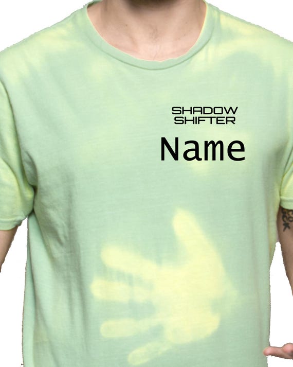 Shadow Shifter PERSONALIZED NAME ADULT Heat Reactive Thermochromic