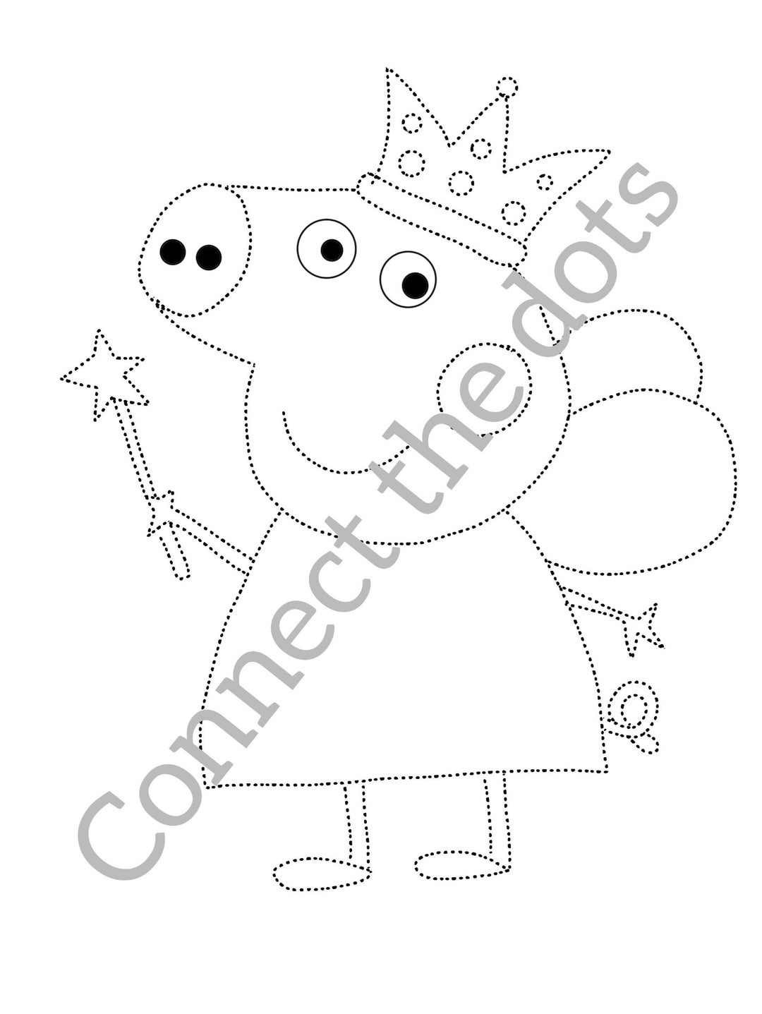 13 Printable Activities for Kid I Peppa Pig Coloring Page I Connect the ...