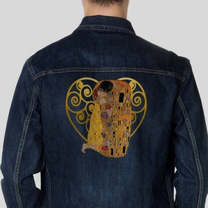 Men/'s Denim Jacket Famous Panting Print Aesthetic Clothing Vintage Jacket Jean Jacket Rose Print Custom Print Jeans Trucker Jacket YG1276