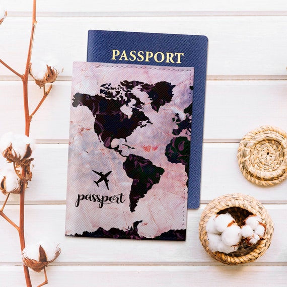 DALAI World Map Passport Cover Holder DALAI World Map Passport Cover Holder