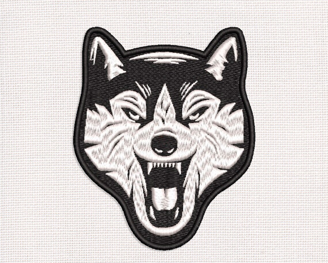 Wolf Logo Patch Sew On Patch Iron On Patch Clothing Decoration Etsy