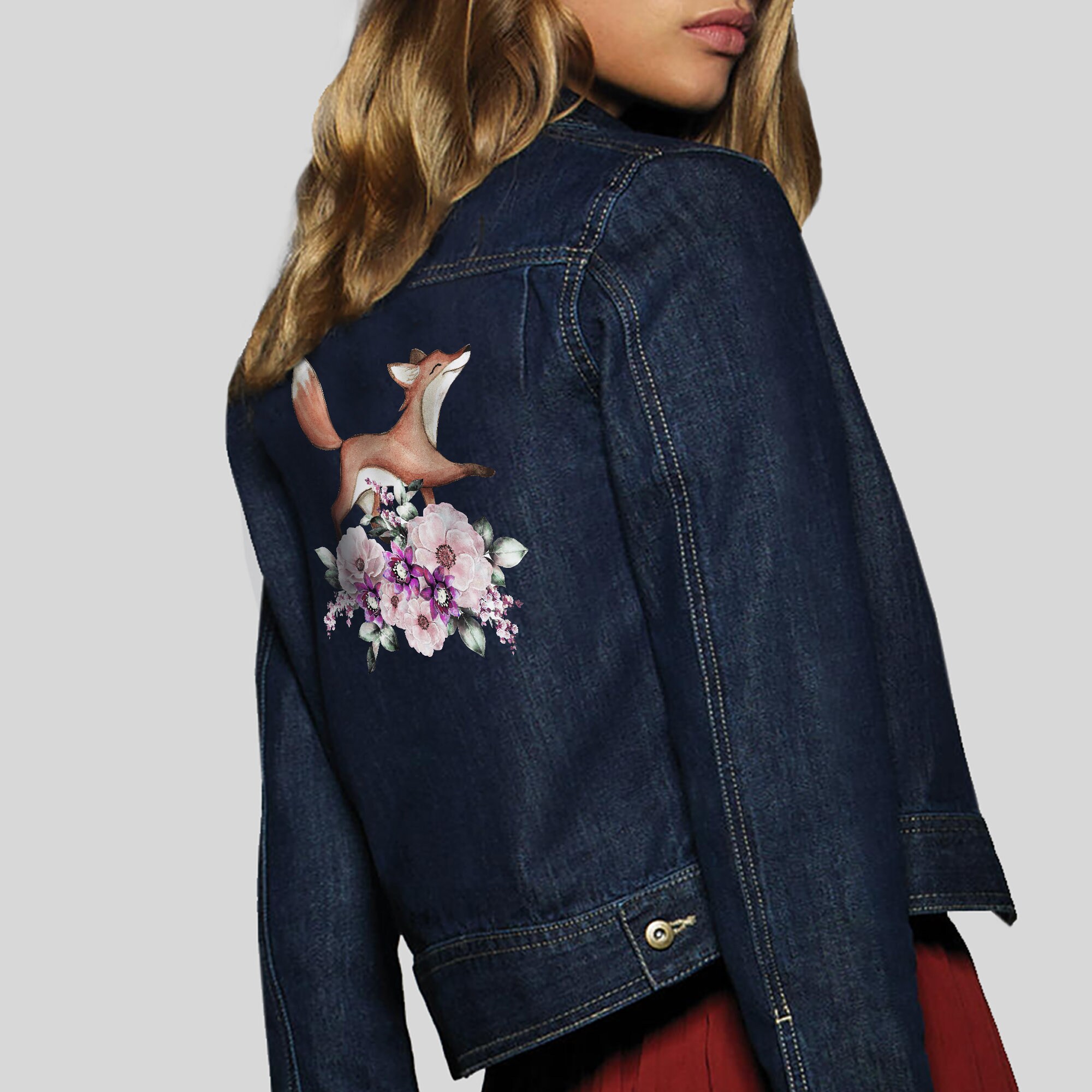 cute blue jean jacket
