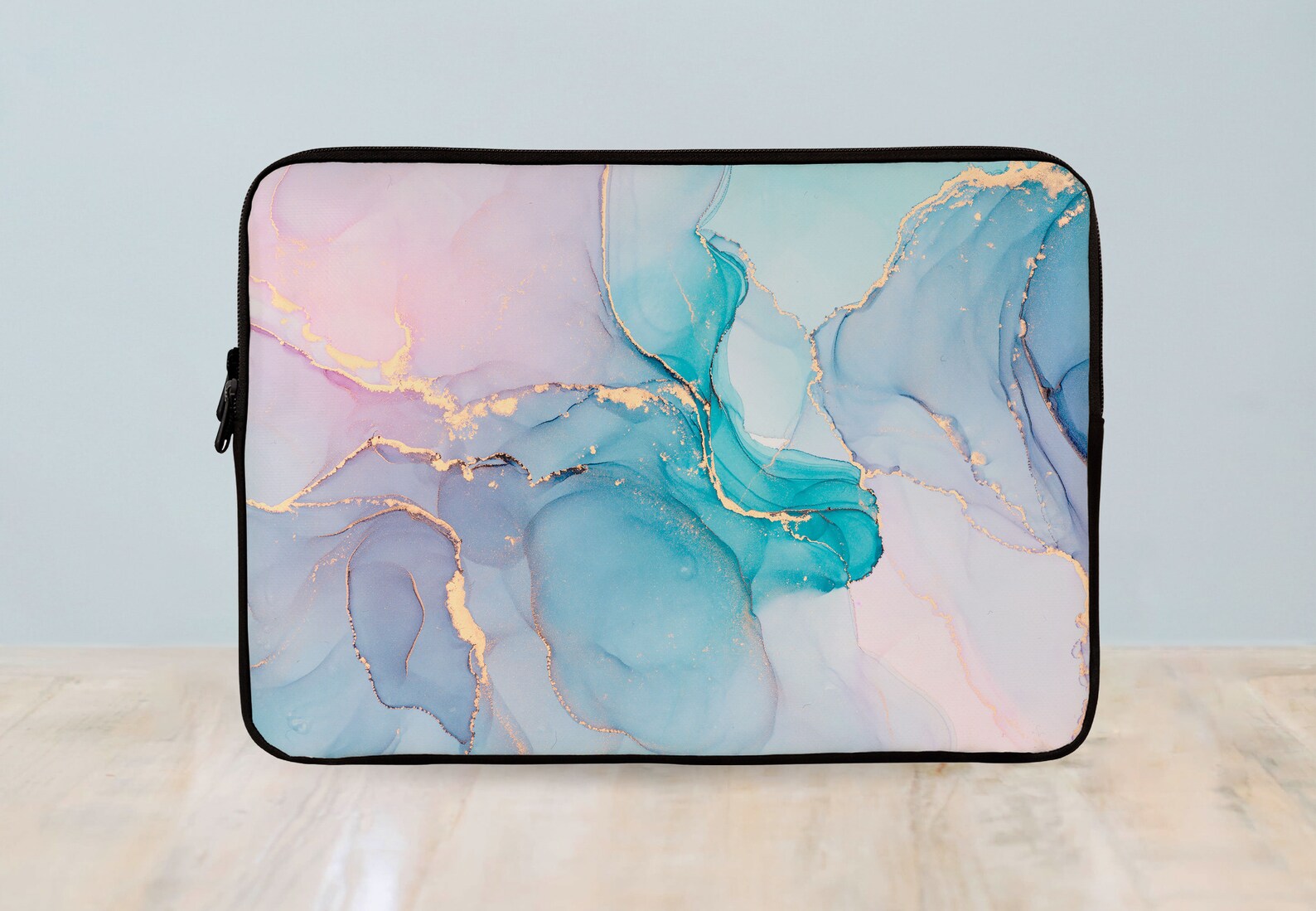Blue Marble Laptop Sleeve Marble Laptop Sleeve Gold Laptop Etsy