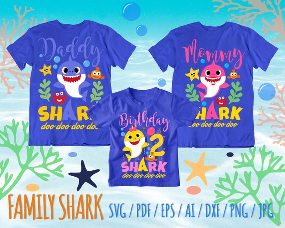 Download Baby Shark Svg Shark Family Svg Shark Svg Baby Shark Clipart Etsy