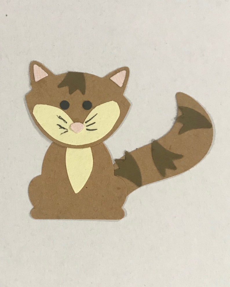 Paper Punch Die Cut Animal Critters Woodland Creatures & Etsy