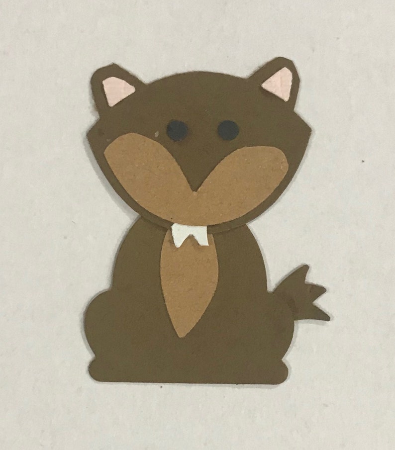 Paper Punch Die Cut Animal Critters Woodland Creatures & Etsy