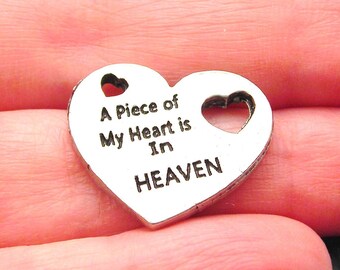 Portachiavi Commemorativo, Un Pezzo Del Mio Cuore è In Paradiso
