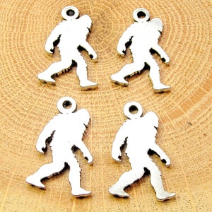 Große Fuß Charms Lot von 4 Stück