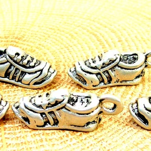 Charms para zapatos de cross country Sneaker track 5 piezas