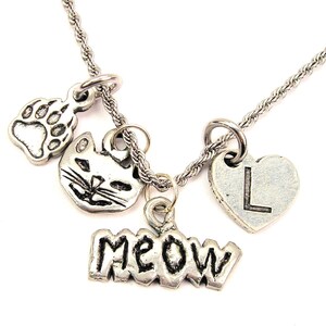 Cat collection Stainless Steel rope necklace