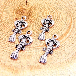 Lobster charms 3D set of 4 charms