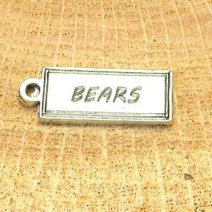 Bears tab mascot charm