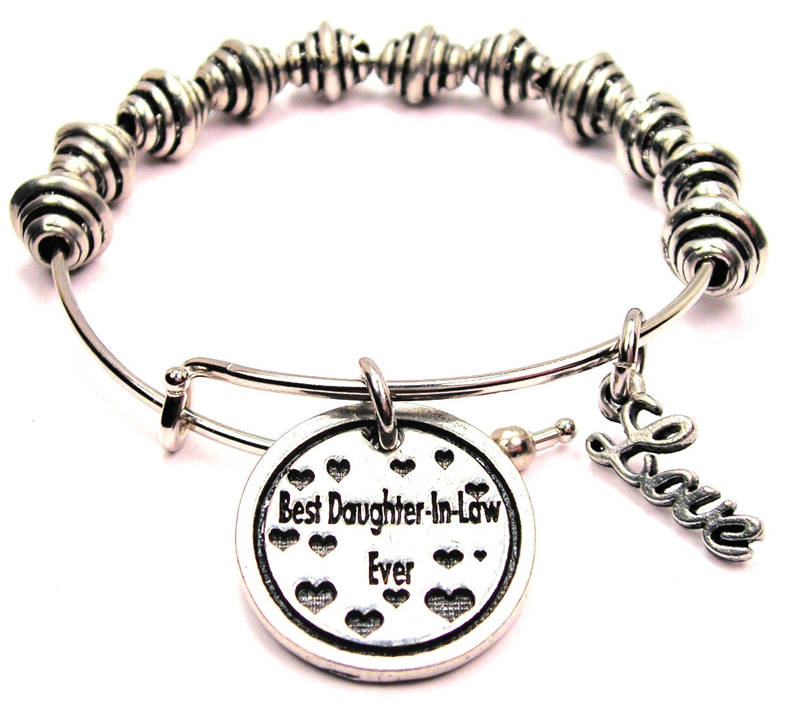 Best Daughter in Law Ever With Love Bangle Bracelet Etsy