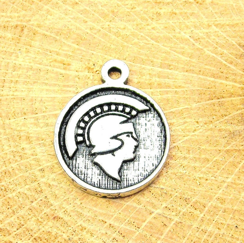 Trojan Spartan Titan mascot charm WHOLESALE 15 pieces