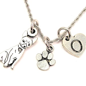 Chihuahua Stainless Steel rope necklace