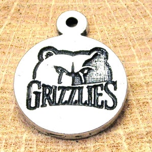 Grizzly Bear mascot charm