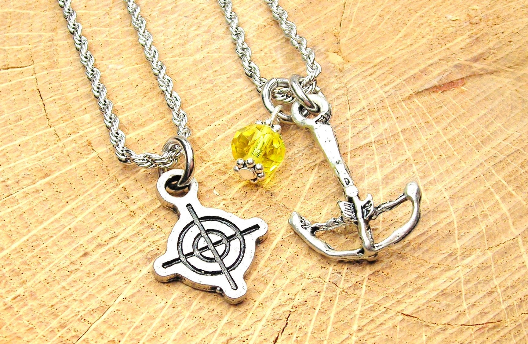 Archery Gift Set of 2 Necklaces Etsy UK