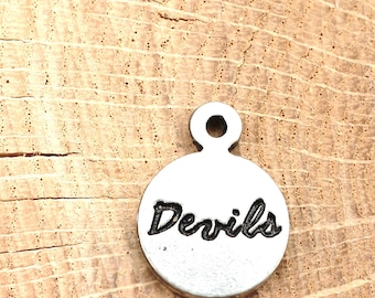 Devils team mascot charm