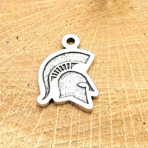Trojan Spartan Titan mascot charm