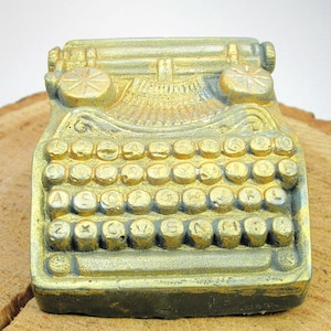 3D typewriter bar of  Soap book lovers