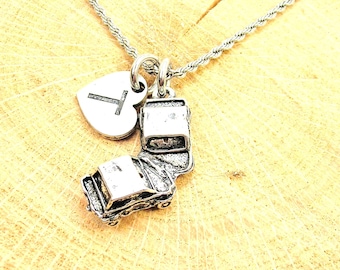 Demolition Derby Car Crash mit Herz erste Edelstahl-Seilhalskette