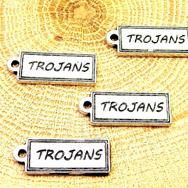 Trojans tab charms Lot of 4 pieces