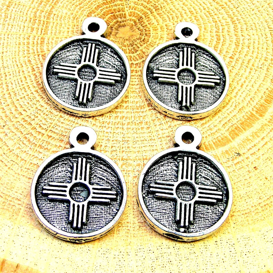Zia Symbol Charms Lot of 4 Pieces Etsy