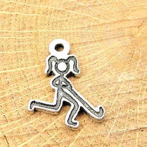 Field Hockey Girl charm