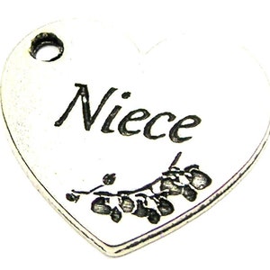Niece heart charm