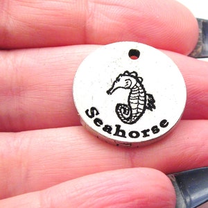 Seahorse portrait  charm