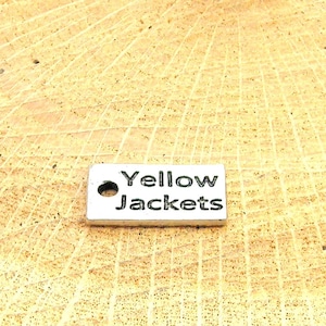 Yellow Jackets mascot team charm