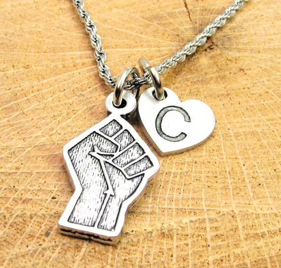 Blm 2024 fist necklace