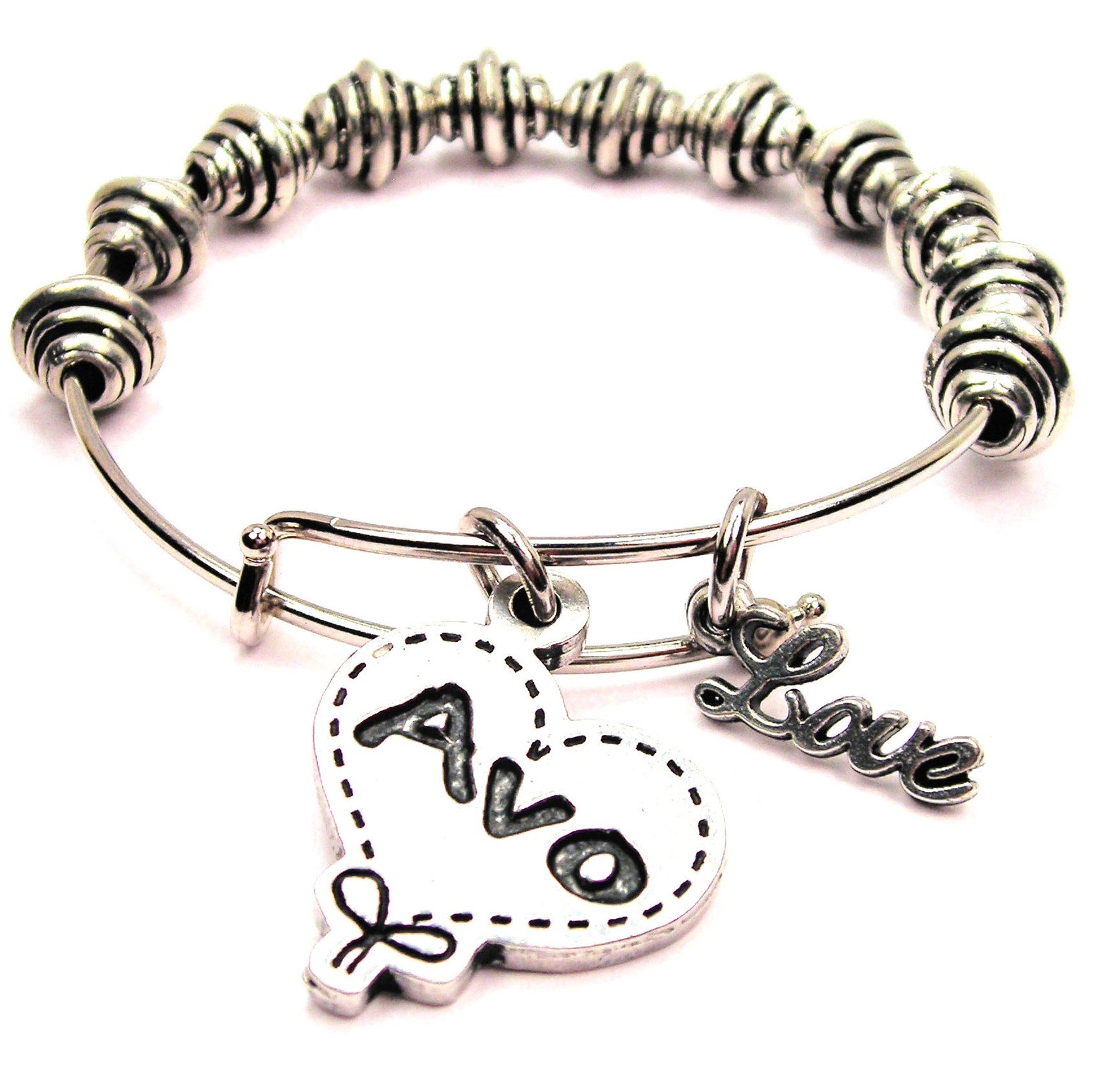 Avo Portuguese Grandma With Love Bangle Bracelet Etsy