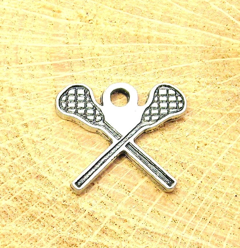 Lacrosse sticks charm Etsy