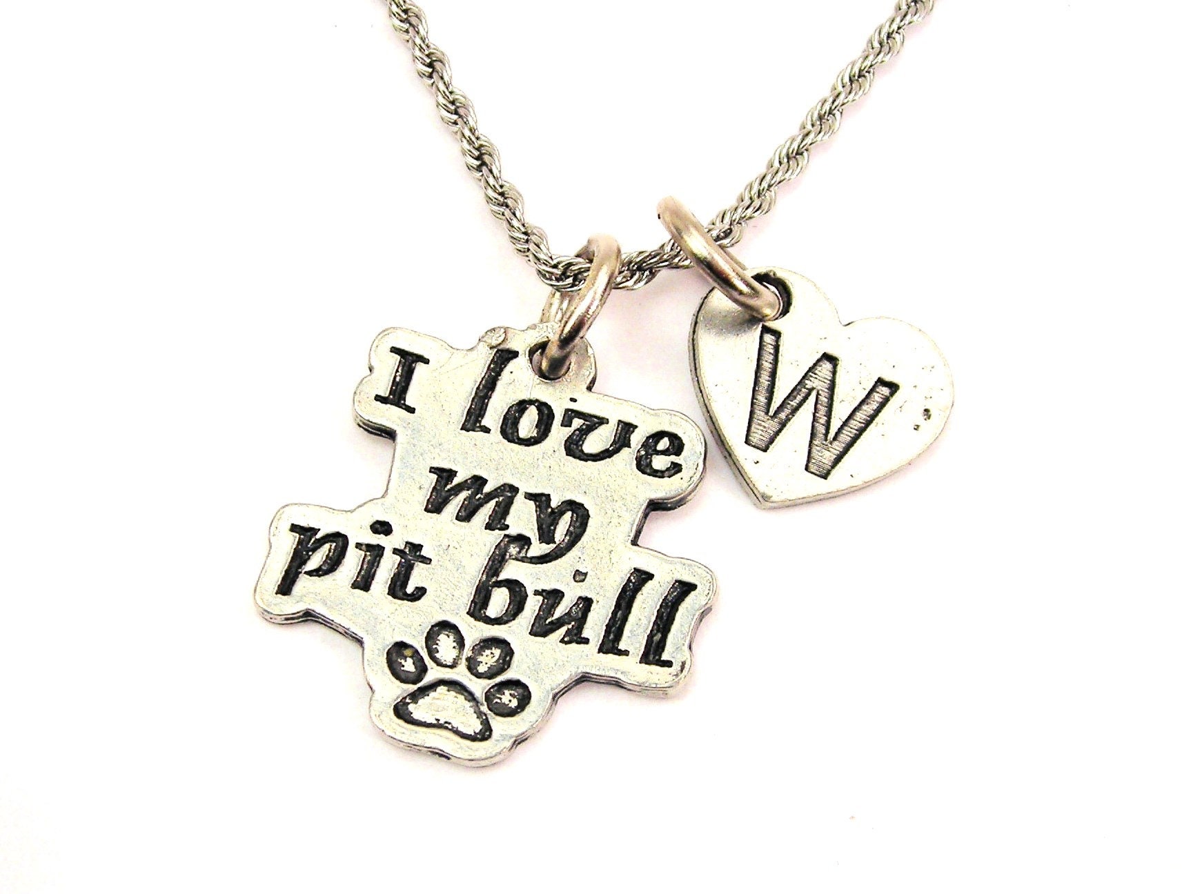 Pit bull necklace - Etsy 日本