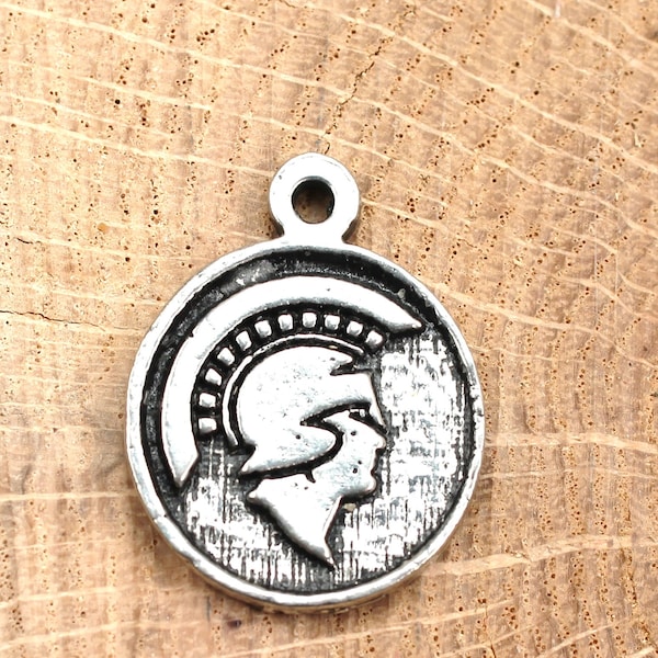 Trojan Spartan Titan mascot team charm