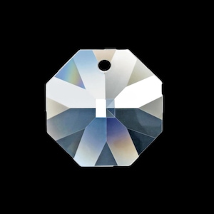 Asfour Crystal Octagon 14mm (1-hole)Beads Suncatcher Crystal Prisms #1081