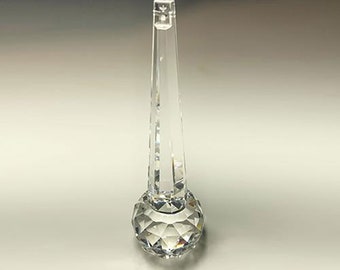 Clear Crystal Hexagonal Drop with Ball Prisms Wholesale - Asfour Crystal, Full Lead Crystal Suncatcher Crystal #508