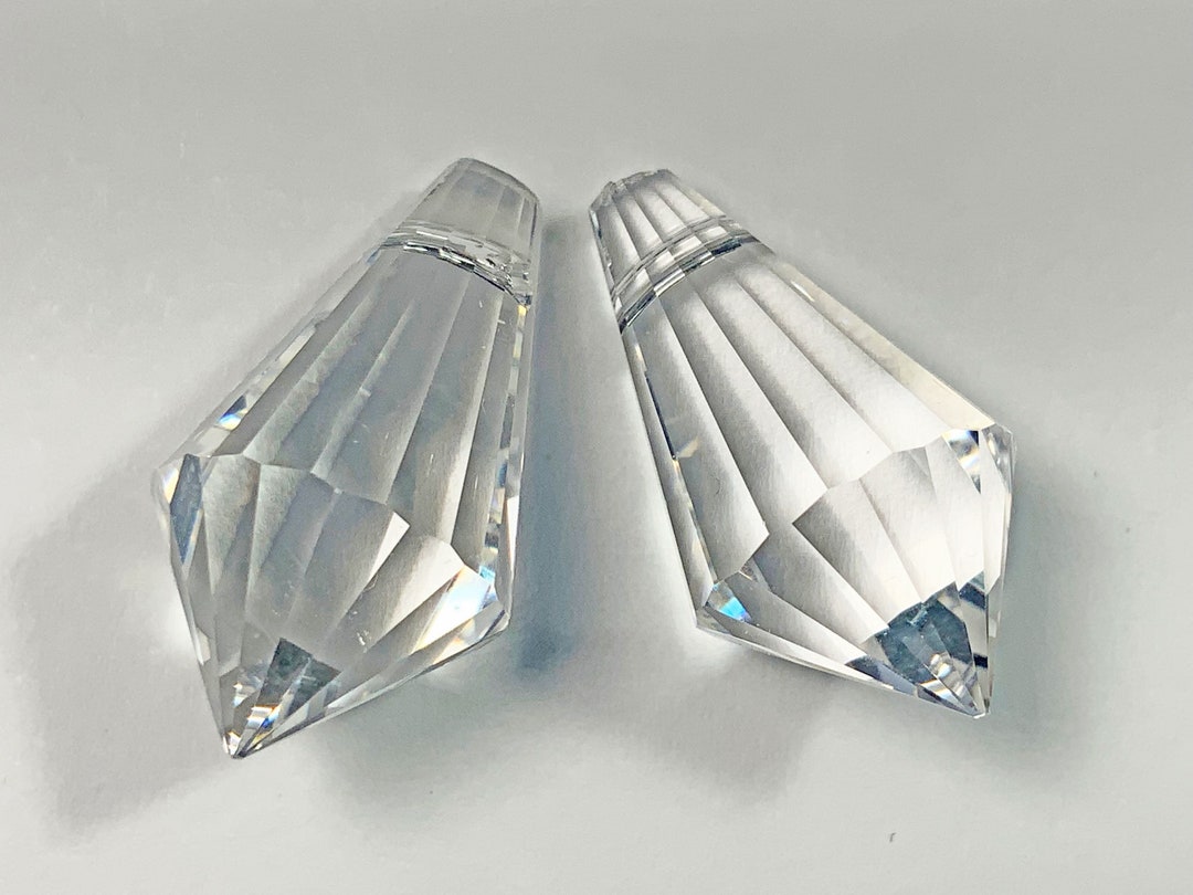 Set of 20 Small Clear Crystal Lamp Parts 20mm Small Drops Etsy