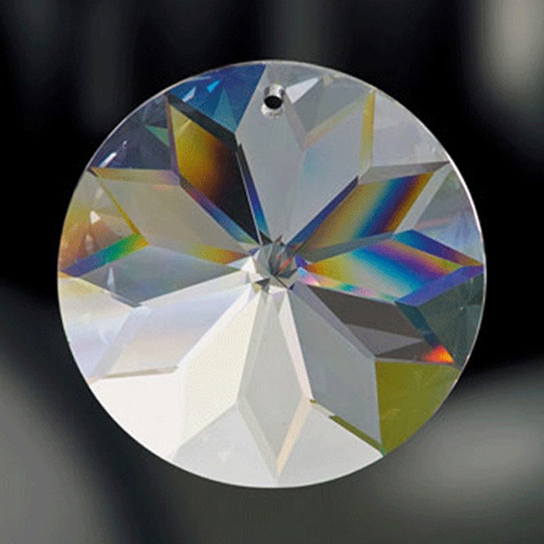 Asfour Sunflower Suncatcher 45mm Sunflower Crystal Prism Rainbow Maker Crystal Prism Decoration Ideas 1041 1 Hole image 6