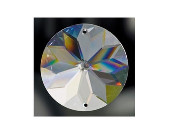 Asfour Sunflower Suncatcher 40mm - Sunflower Crystal Prism - Rainbow Maker Crystal Prism - Decoration Ideas #1041 - 2 Holes