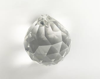 Asfour Crystal Balls 30mm Chandelier Part 30% Lead Suncatcher Prisms (1-Hole) #701