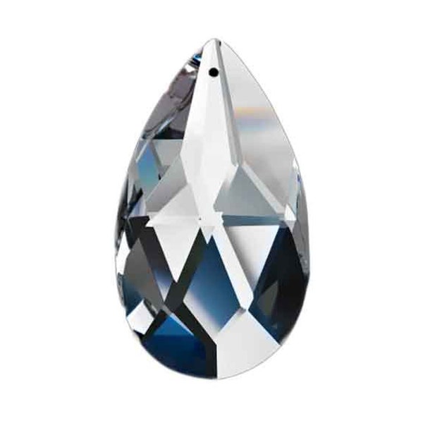 Asfour Hanging Crystals for Windows 38mm - Pear Shape Prisms Crystal, Lead Crystal Prisms, Geometric Prisms, House Warming Gift, 1 Hole