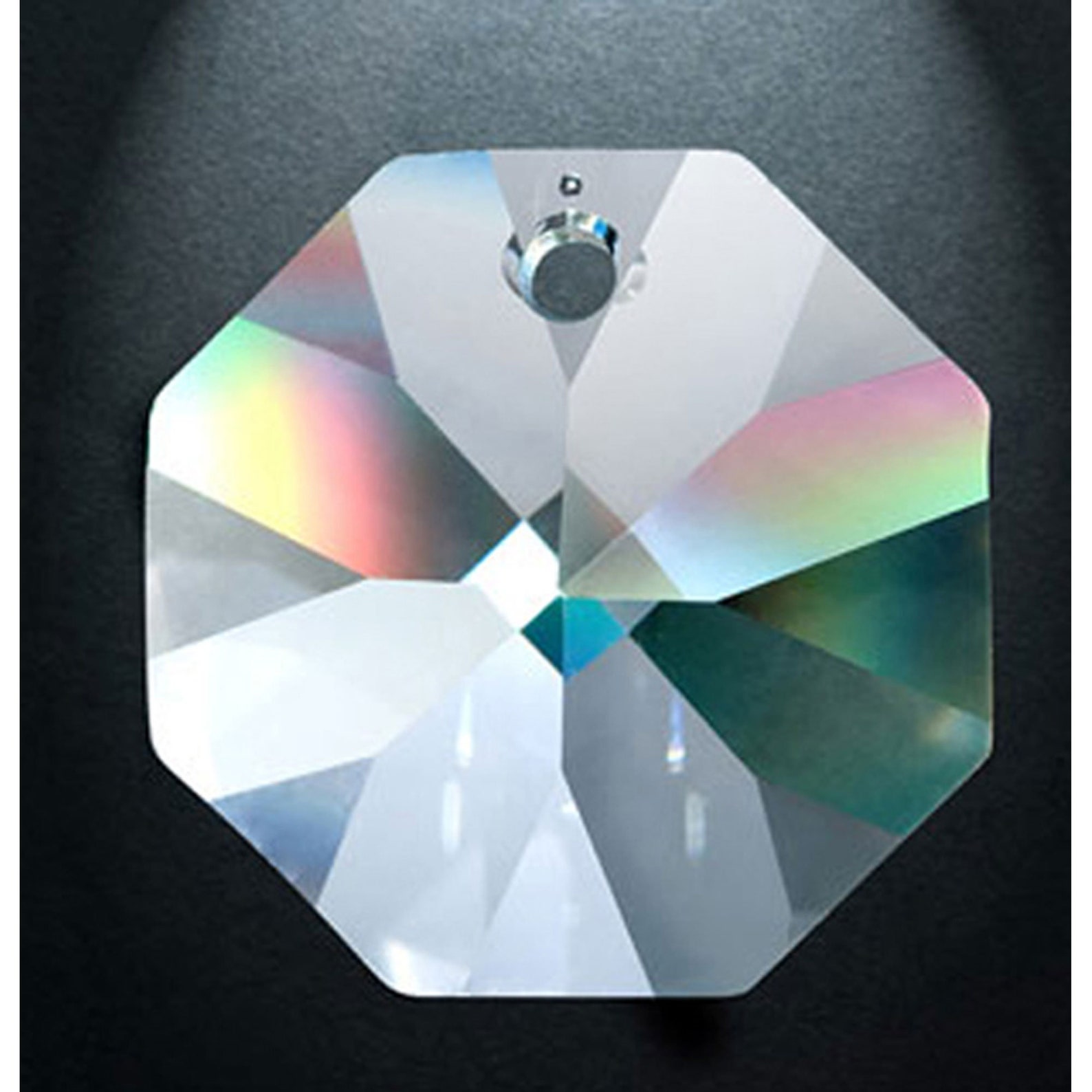 Clear Crystal Octagon Prisms 14mm Octagon Beads Full Lead 1 Etsy