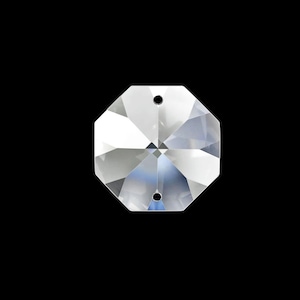 Asfour Crystal Octagon 20mm (2-hole) Beads Suncatcher Crystal Prisms #1080