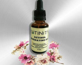 Powerful Retinol 2.5% Serum, Vitamin C 20& Hyaluronic Acid. Anti Ageing